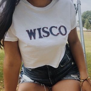 Wisconsin Cropped T-Shirt